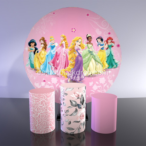 016 Disney Princess Fancy Printing Round Cover